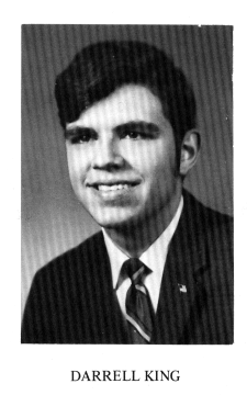 Darrell King, WTVL High yearbook, 1971
