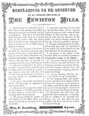 Lewiston mill rules