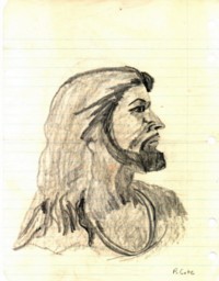 Jesus on notebook paper